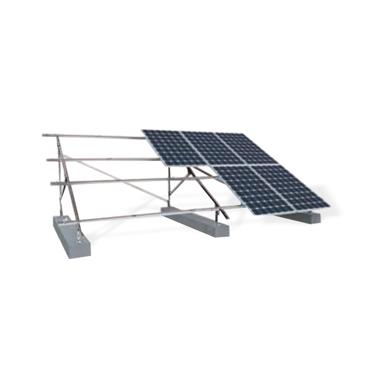 Dvojinvolučný oceľový fotovoltaický montážny systém typu C
